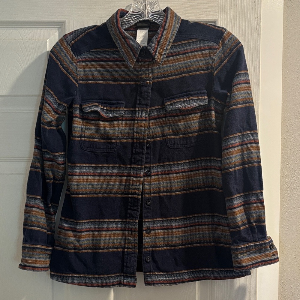 Patagonia Stripe Button-Up Flannel
